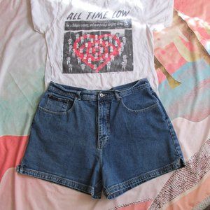 Y2K Cotton Denim Jean Shorts